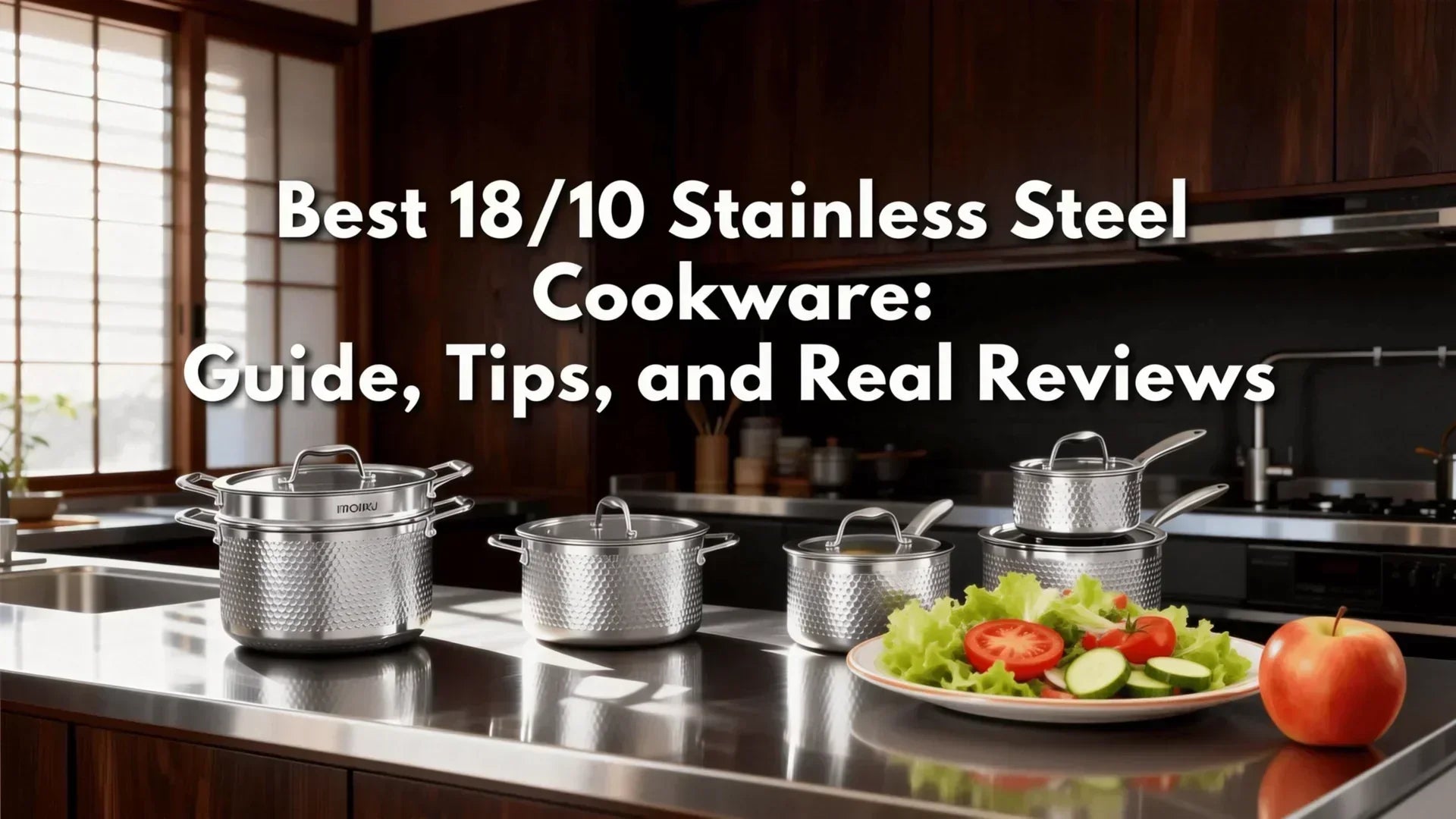 18/10 stainless steel cookware