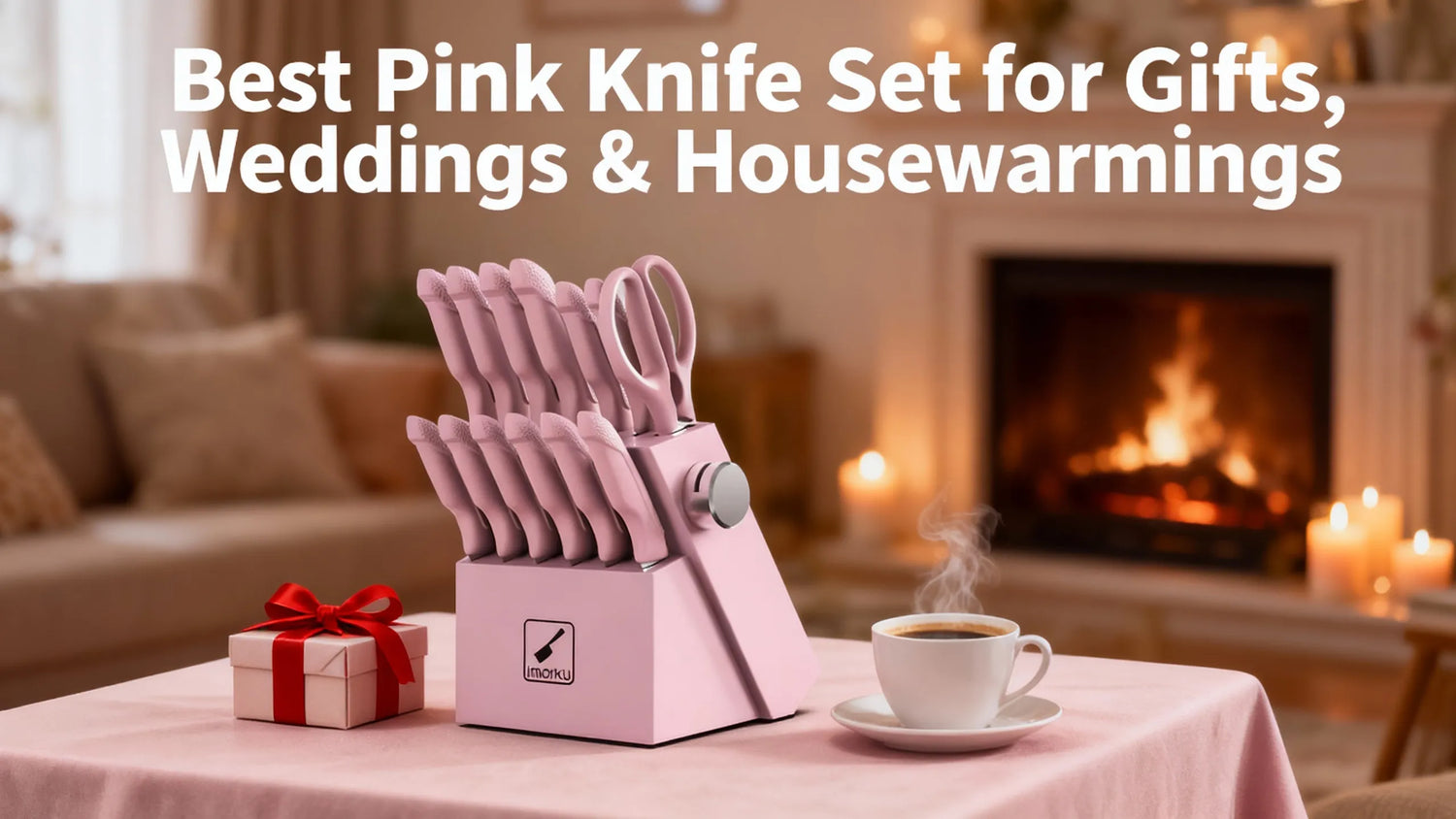 pink knife set