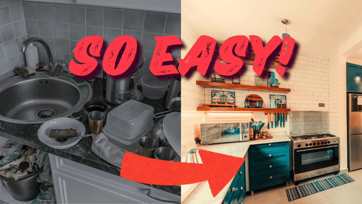 Easy to clean kitchen