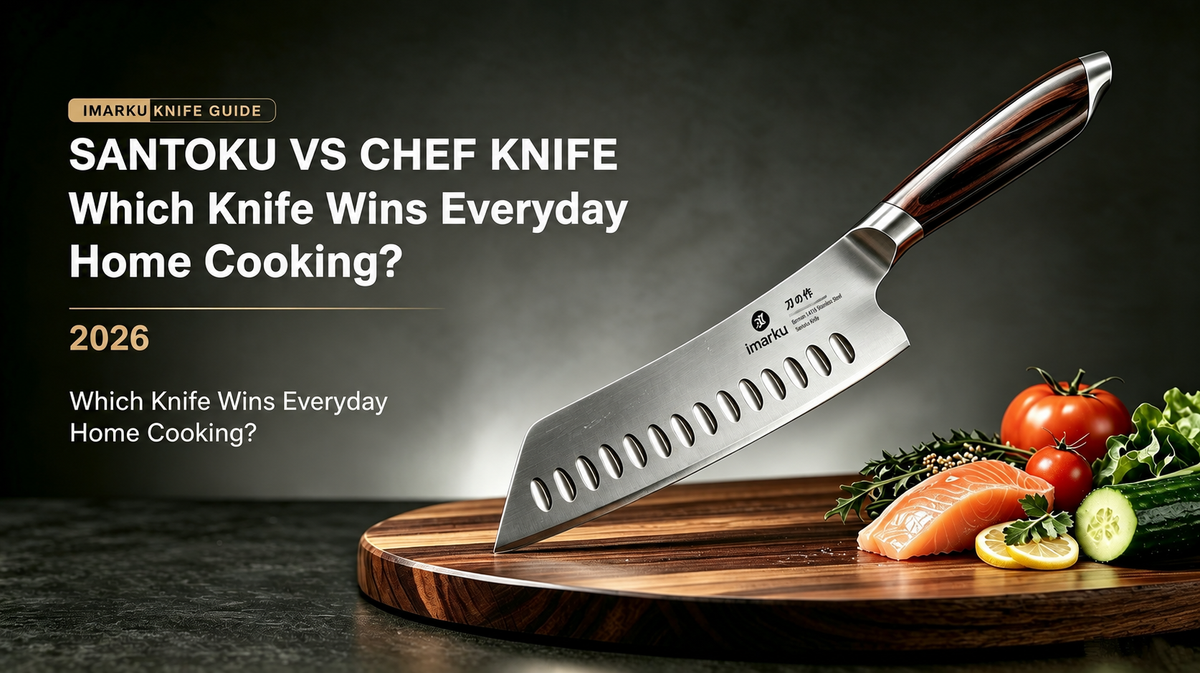 Imarku santoku knife cover, Santoku vs Chef Knife 2026 comparison