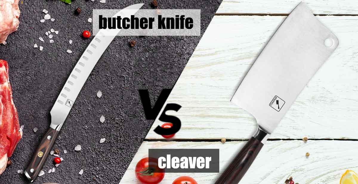 Butcher knife VS Cleaver, 4 Key Differences + Uses - IMARKU