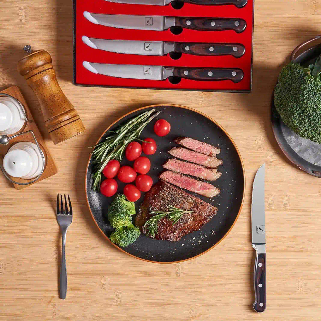 The Best Steak Knives: Serrated vs Non-Serrated - IMARKU