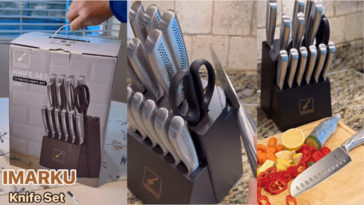 Unboxing the Imarku 15-Piece Stainless Steel Knife Block Set: A Closer Look - IMARKU