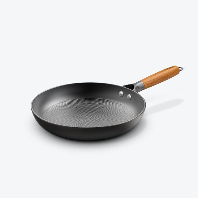imarku 10 inch honeycomb cat iron frying pan