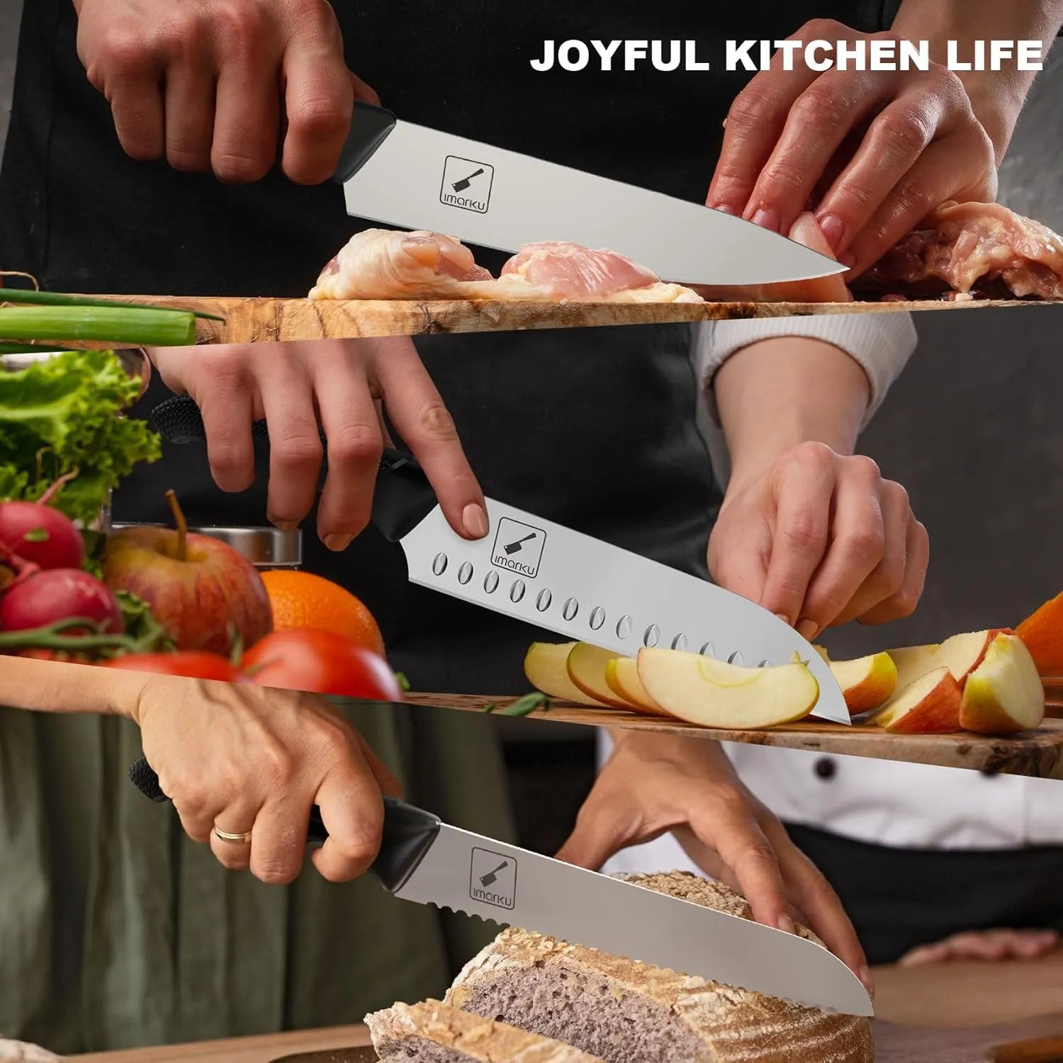knife set for joyful kitchen life