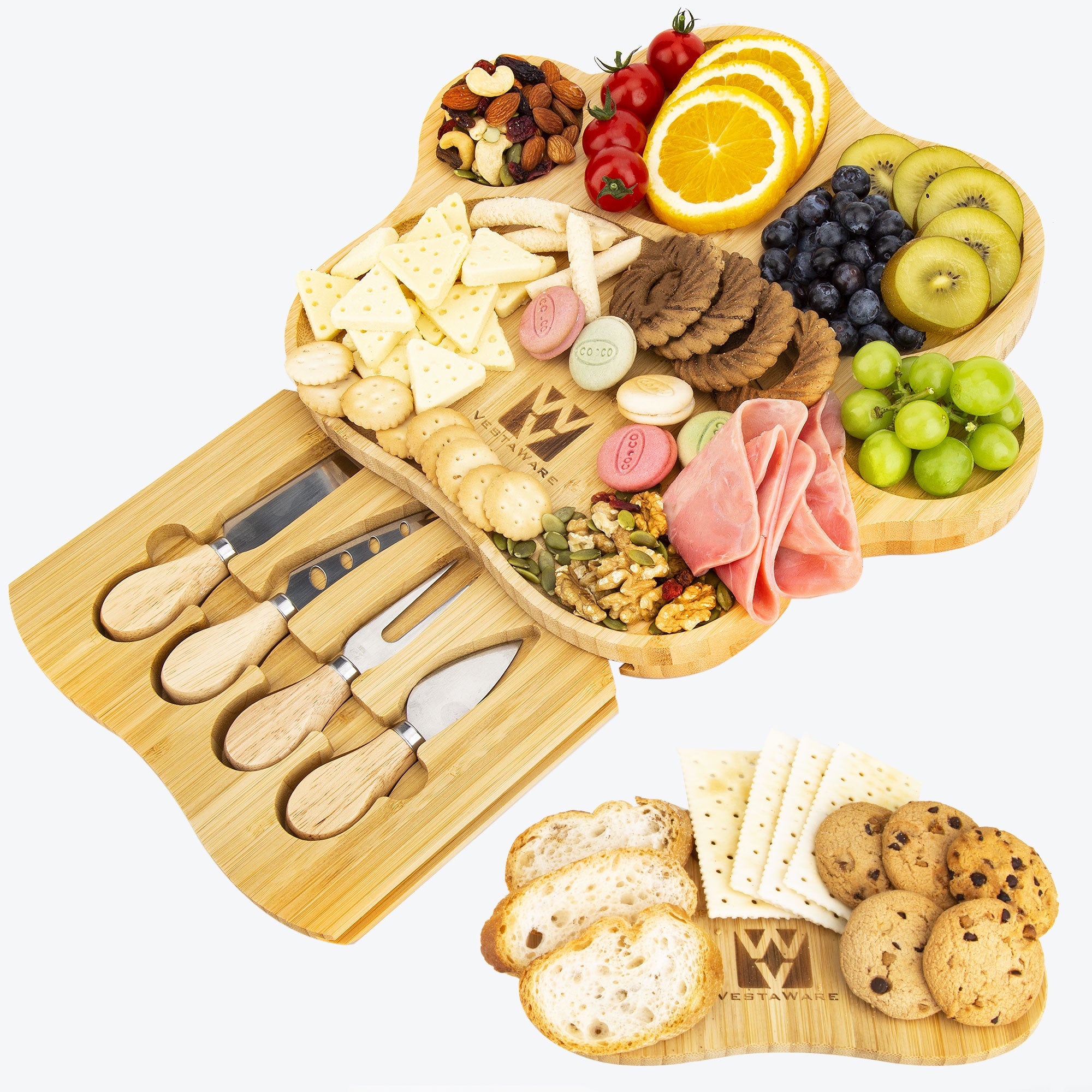 14 Inch Bamboo Charcuterie Board | Imarku