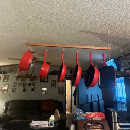 16 Piece Red Nonstick Pots and Pans Set