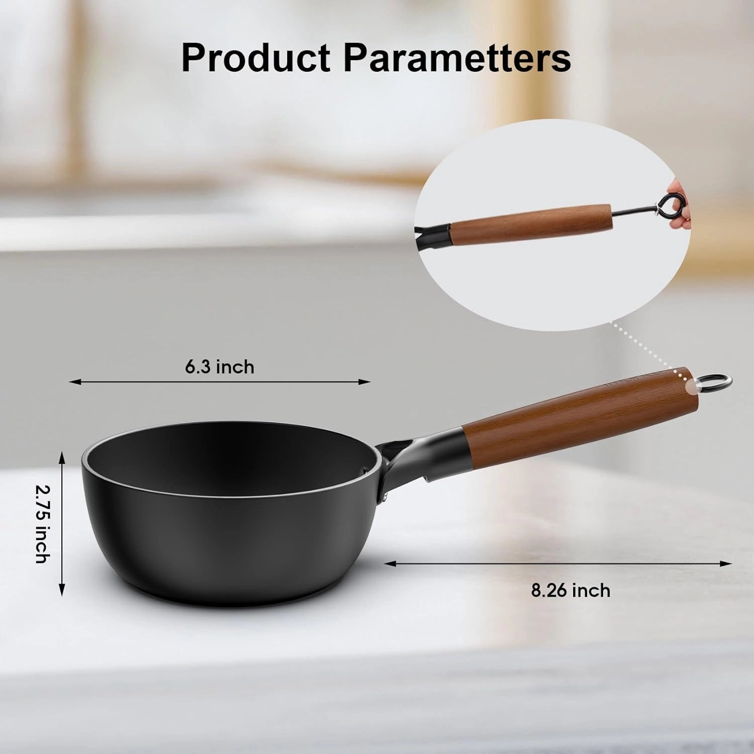 Non-Stick Frying Pan Lock Oil 6"
