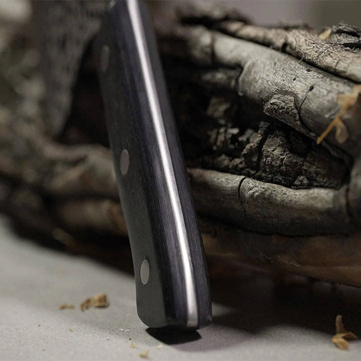 Damascus Butcher Knife, Handmade Serbian Chef Knife - iMarku ®