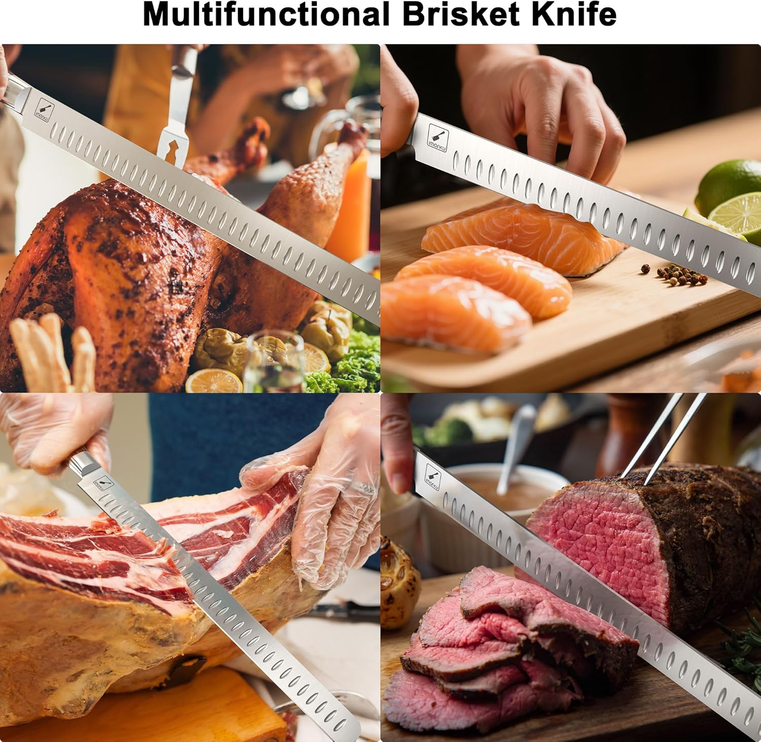 imarku multifunctional brisket knife