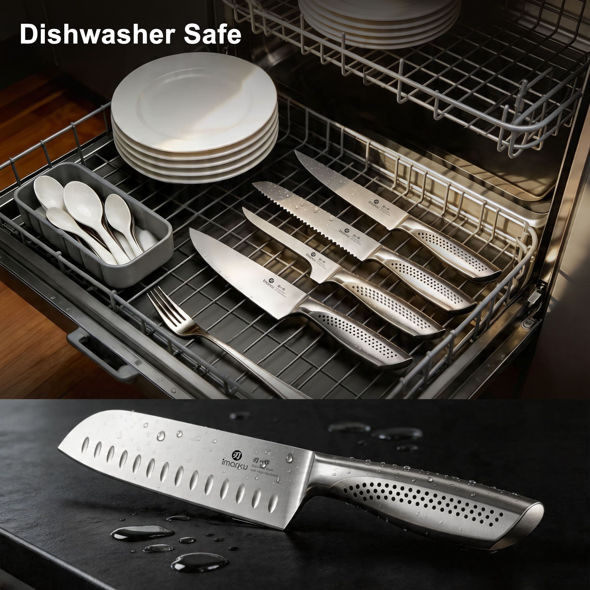 dishwasher safe knife set_a16s