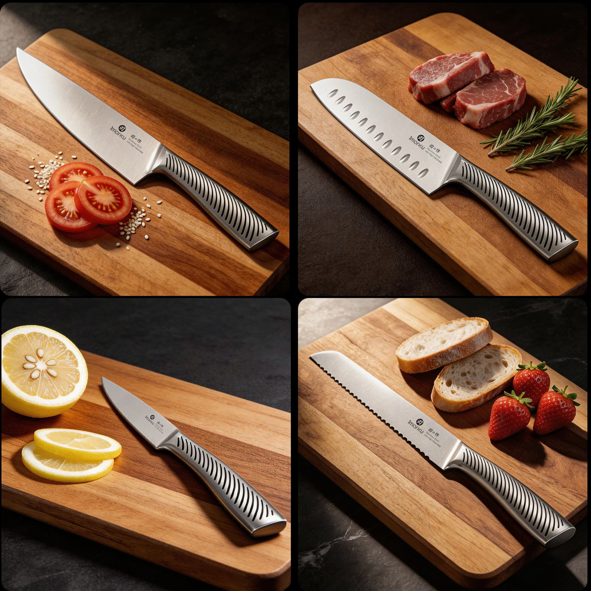 home kitchen knife block set