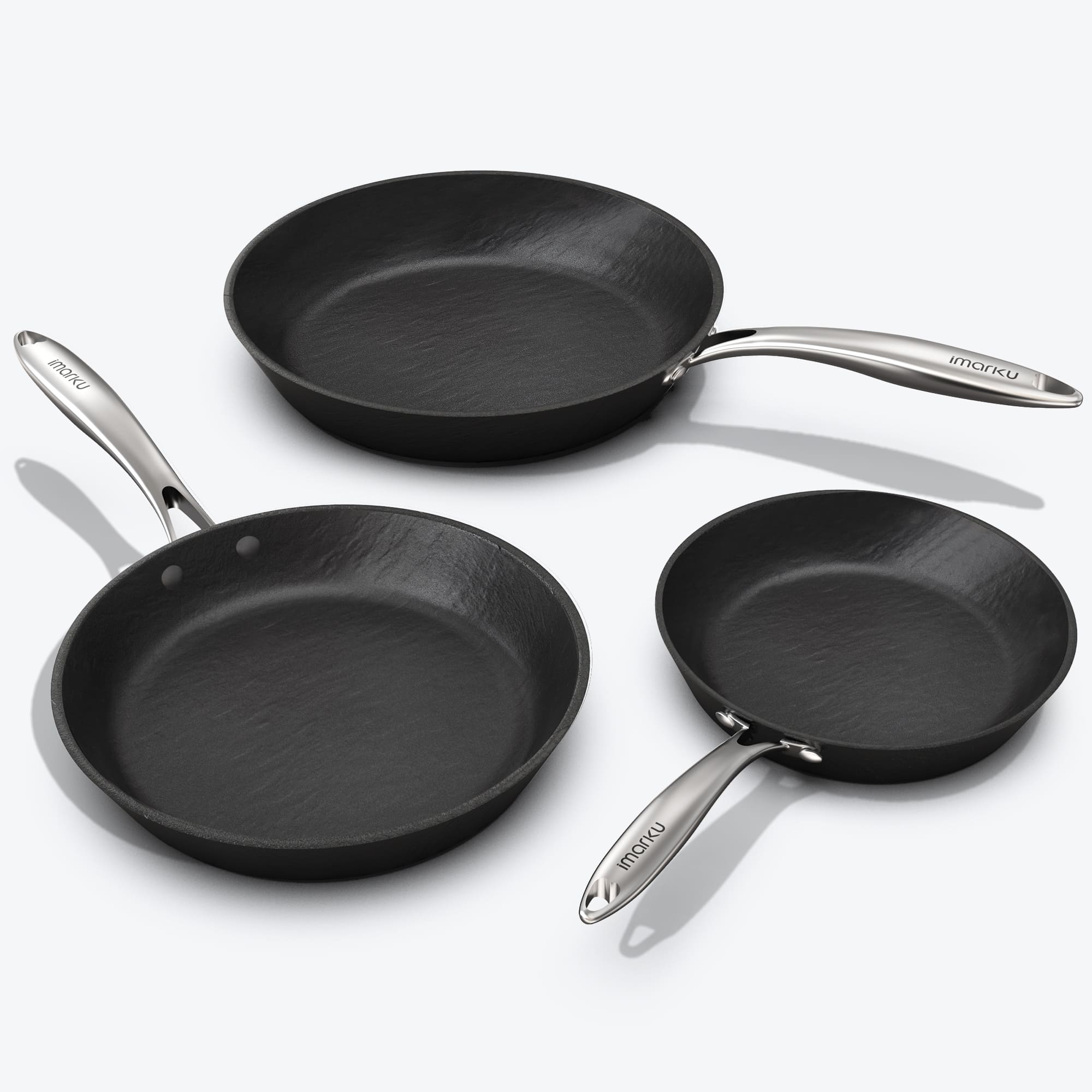 Alunmium nonstick healthy frying pan set