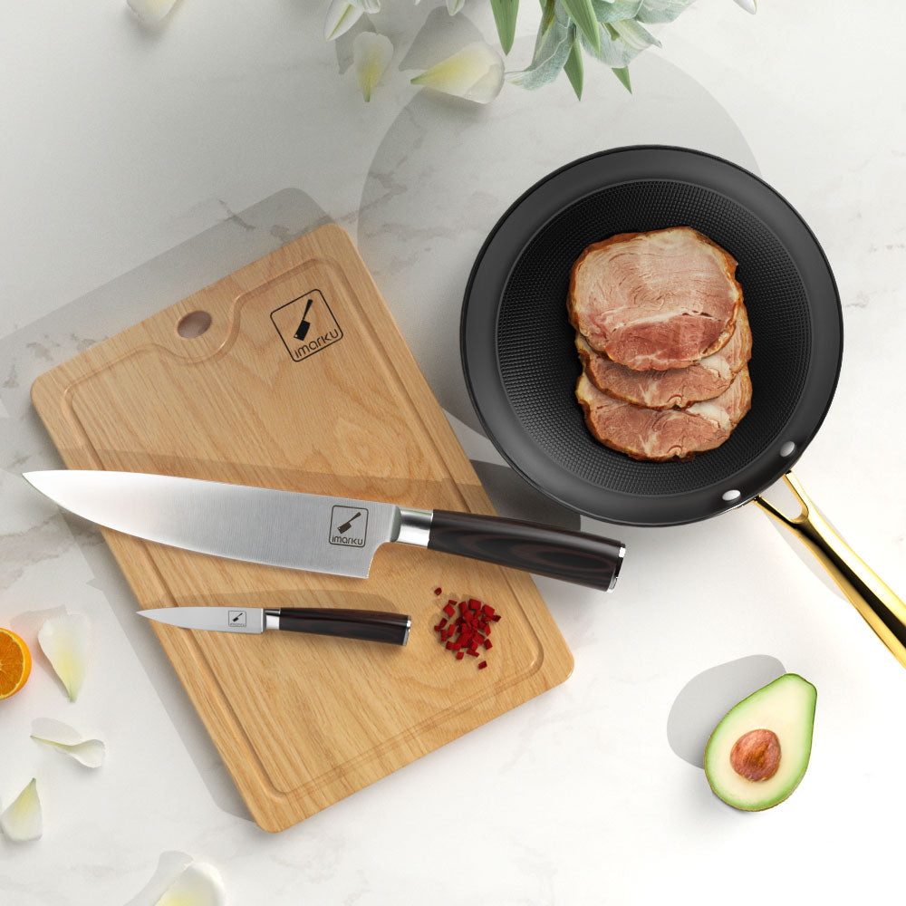 Nonstick Frying Pan 10" and Single Knife