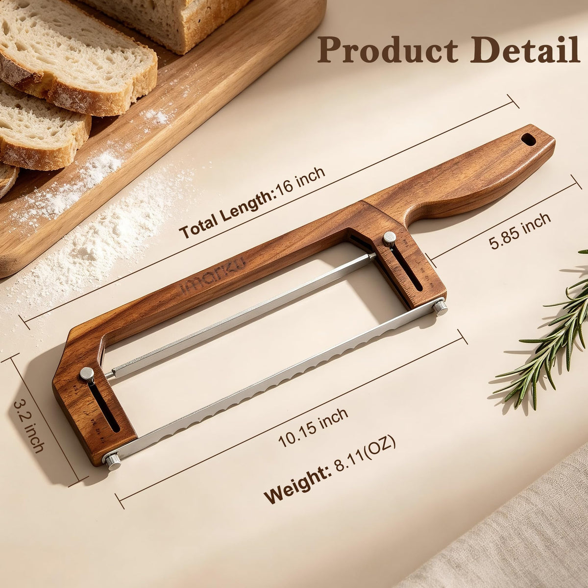 light weight 10" bread slicer#design_flat