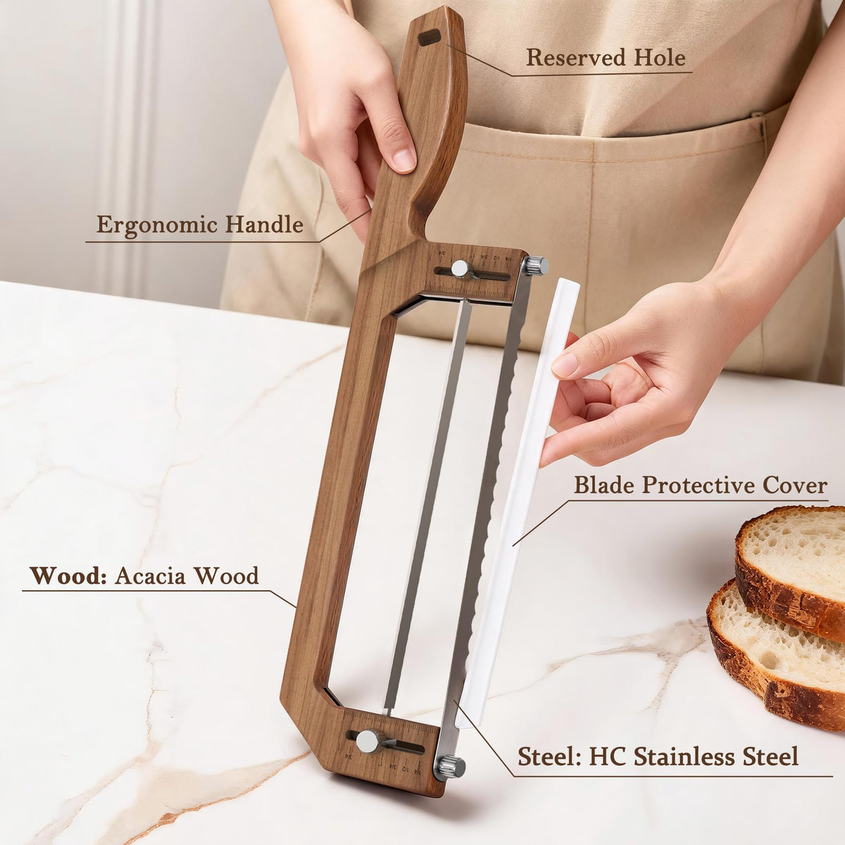 bread slicer for sourdough#design_flat