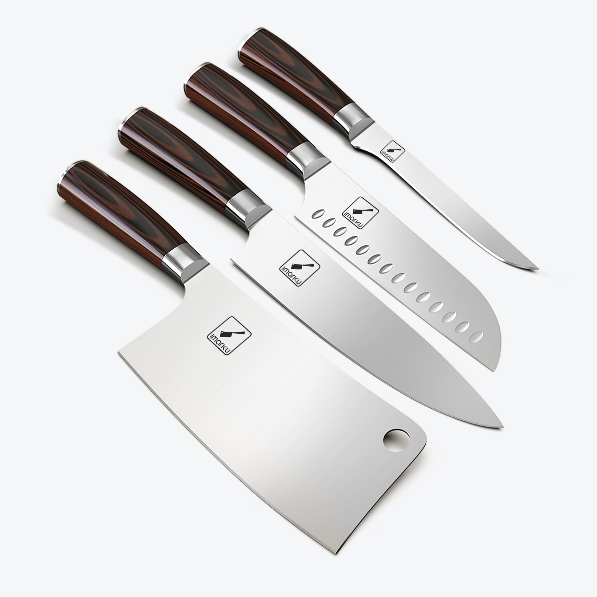 imarku 4 piece best begiiner kitchen knves set