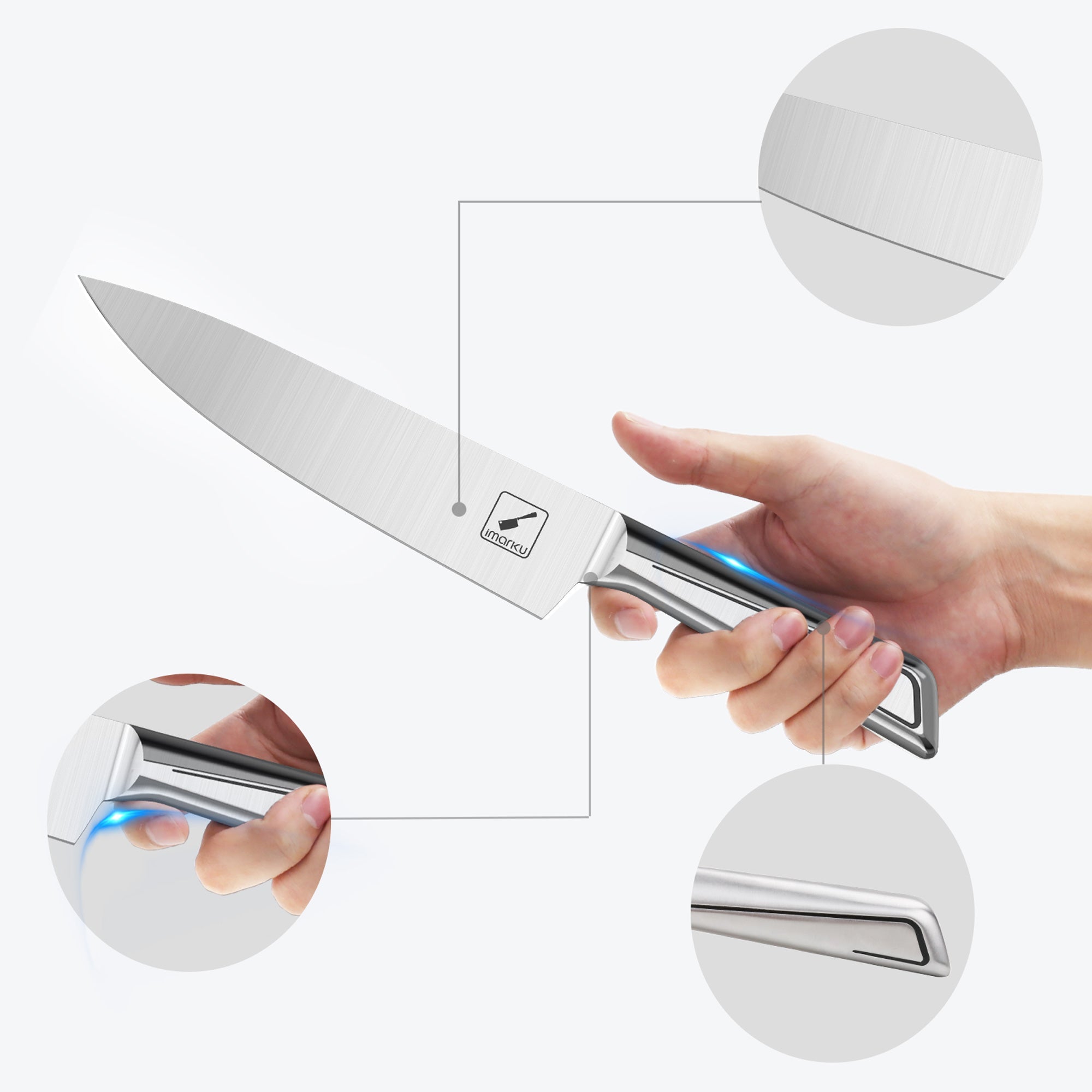 imarku best sharpest stainless steel knife
