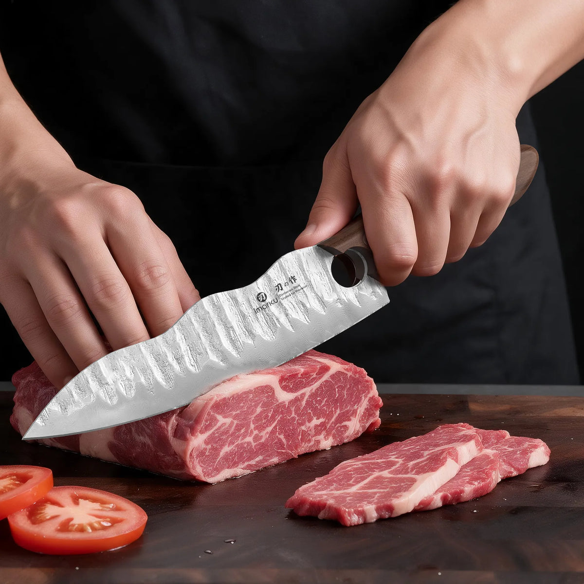 Damascus Steel Chef Knife 8 Inch, 67-Layer Steel with Full Tang Handle