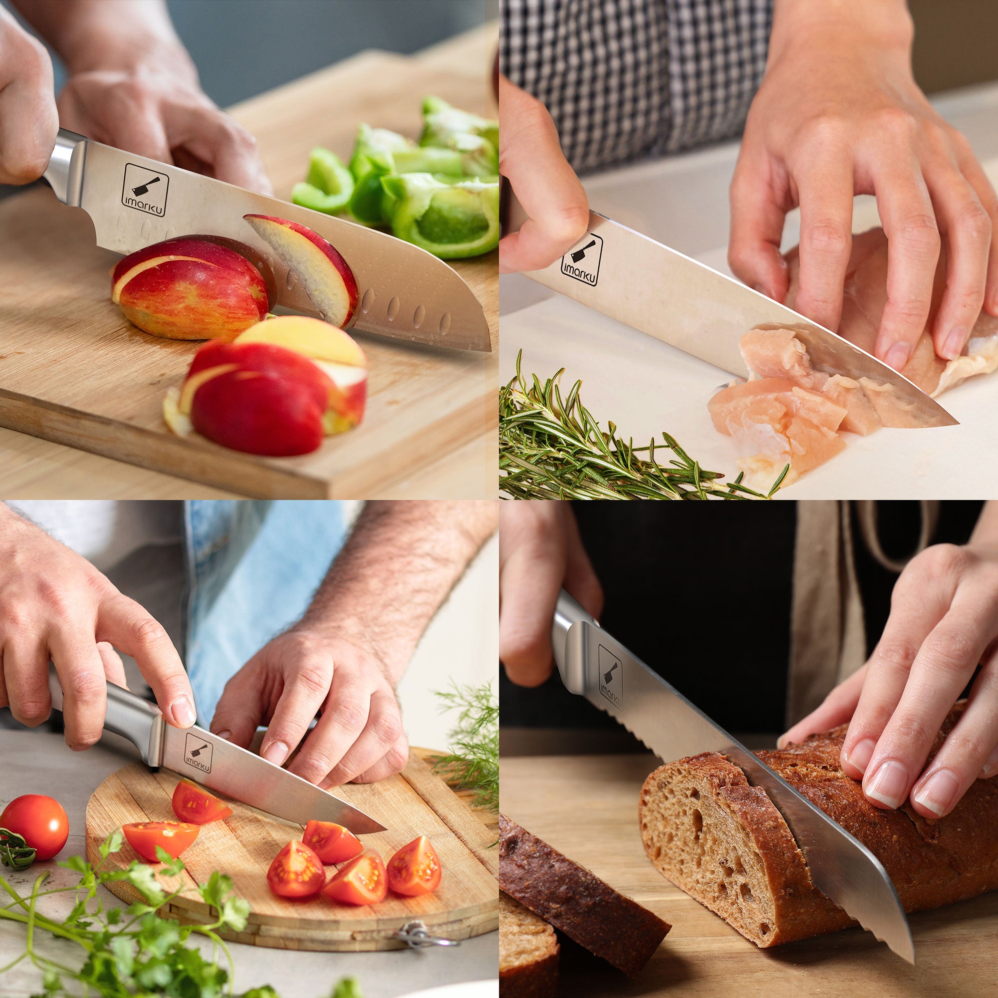 imarku multifunction knives for cooking