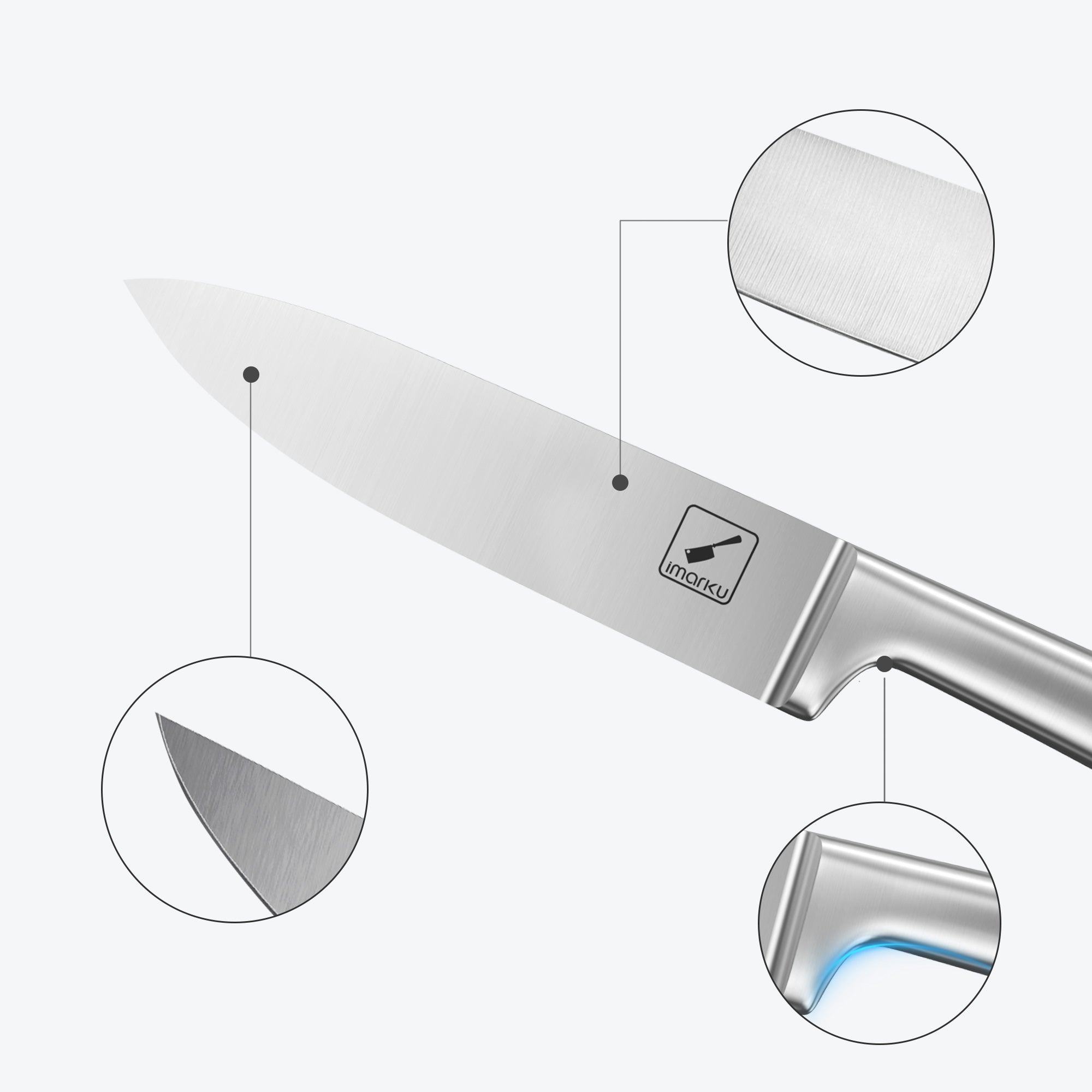 imarku Japanese stainless steel chef knife