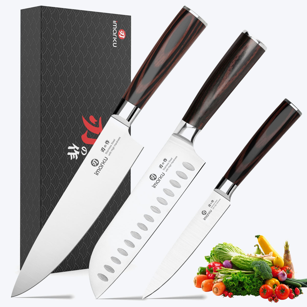 3pc japanese knife set#knife set type_Versatile Prep Set