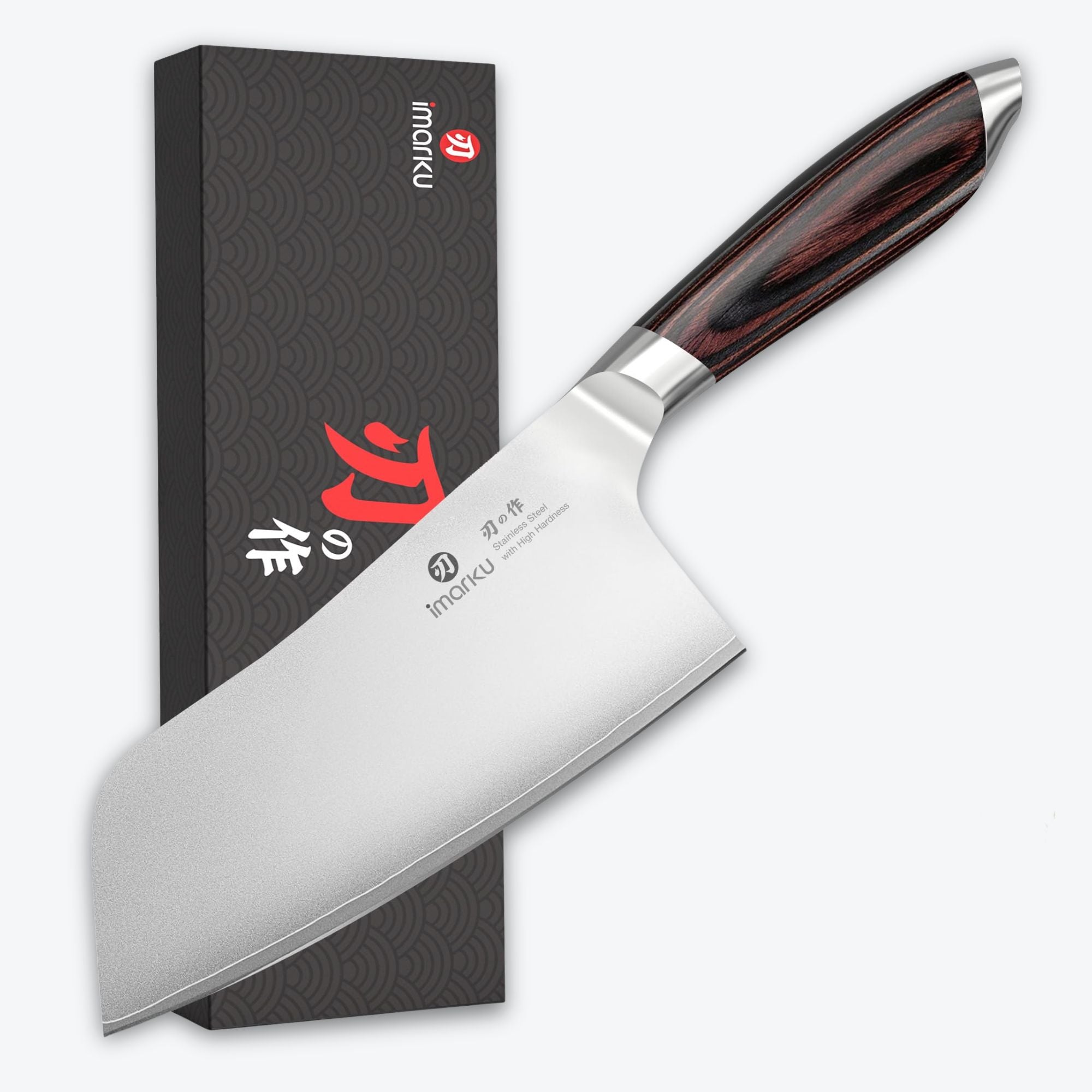 Meat Cleaver Knife 6.3 Inch High Carbon Stainless Steel Butcher Knife