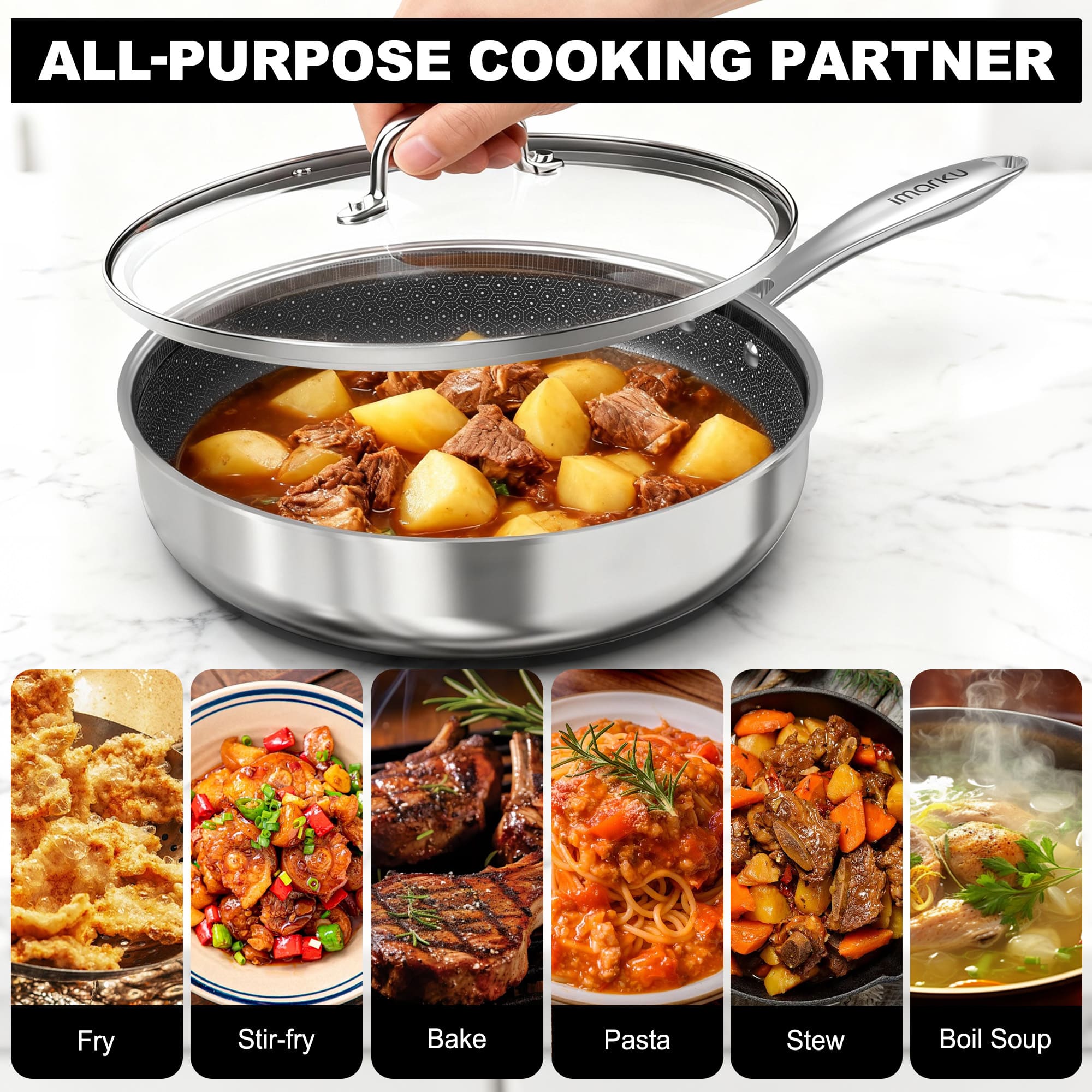 anodized aluminum pan for cooking