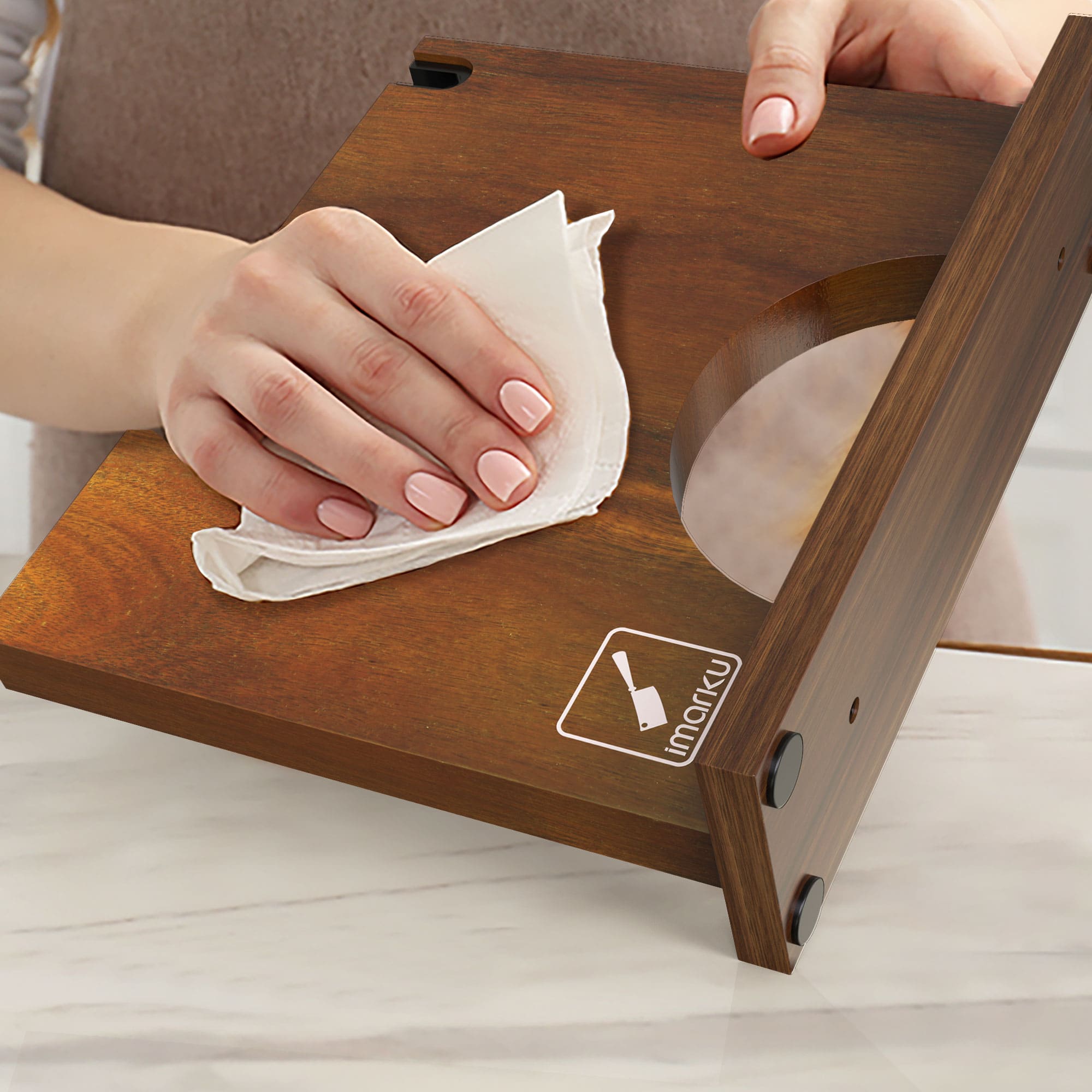 imarku clean easily magnetic knife block