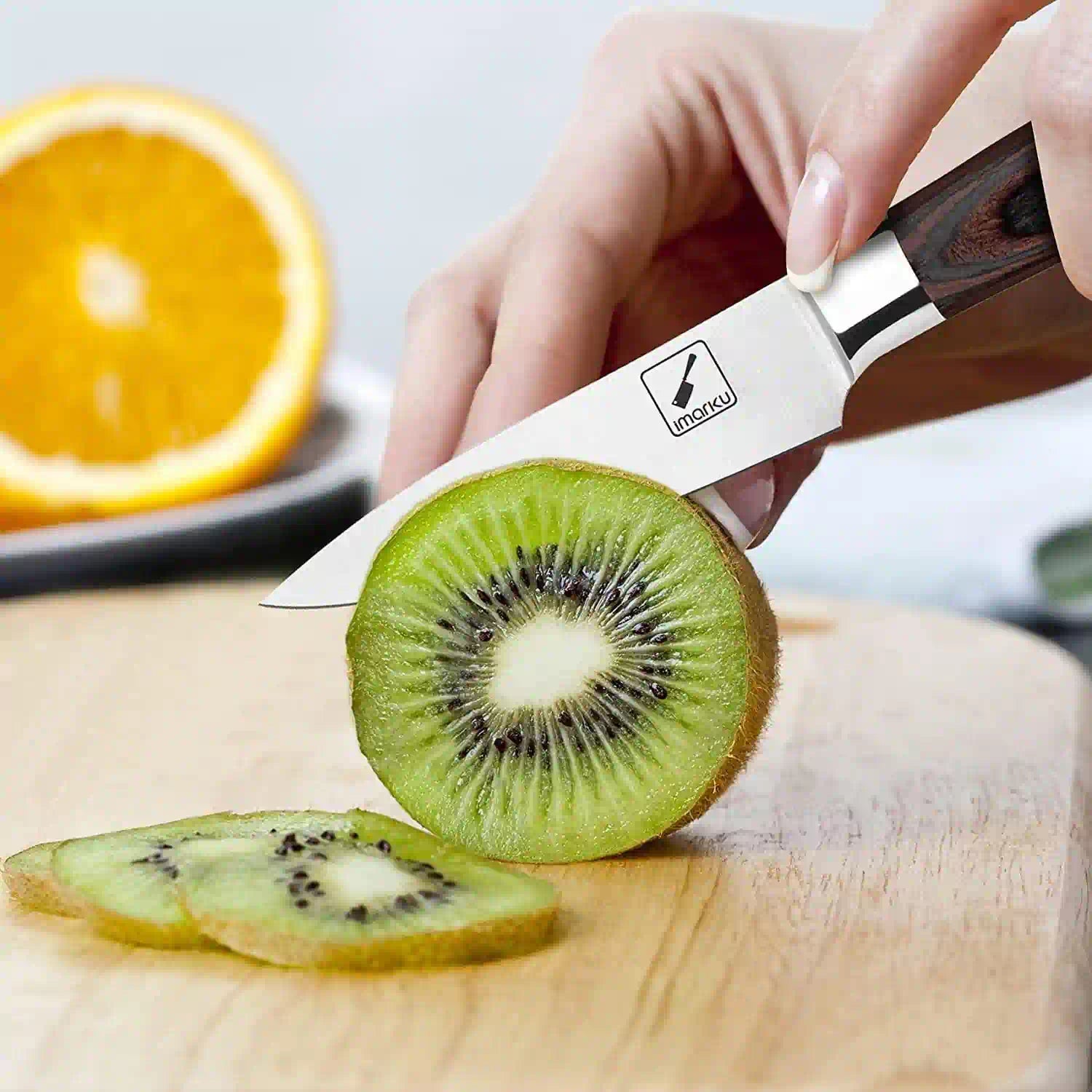 imarku 3.5 inch paring knife for peeling