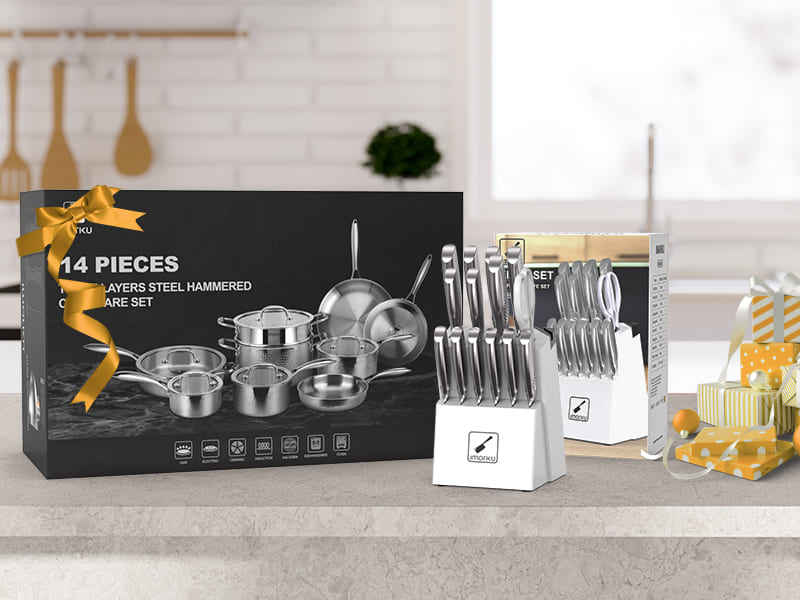 imarku best knife set and cookware for gifting