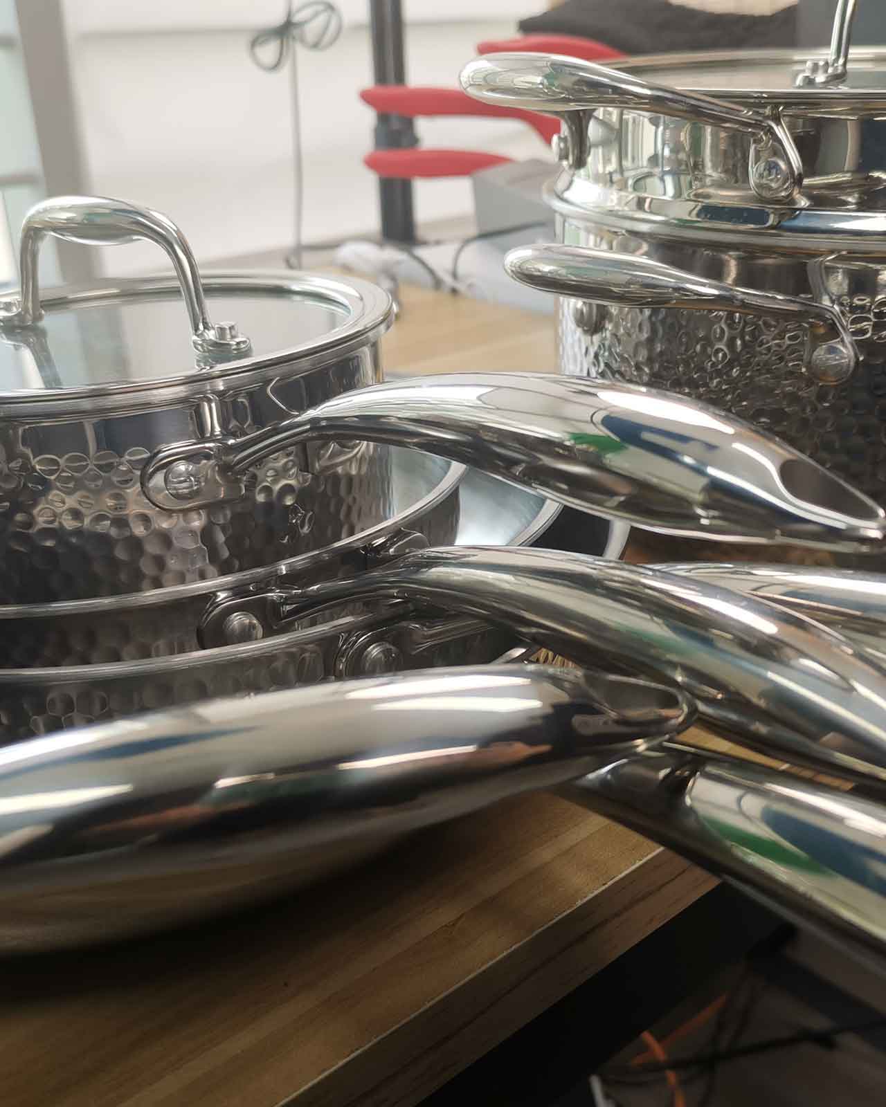 imarku ergonomic and heat-resistant cookware handles