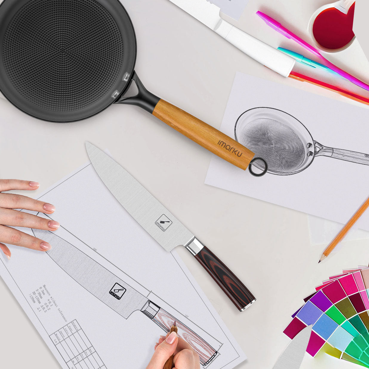 imarku best low budget but high quality chef knife brand story