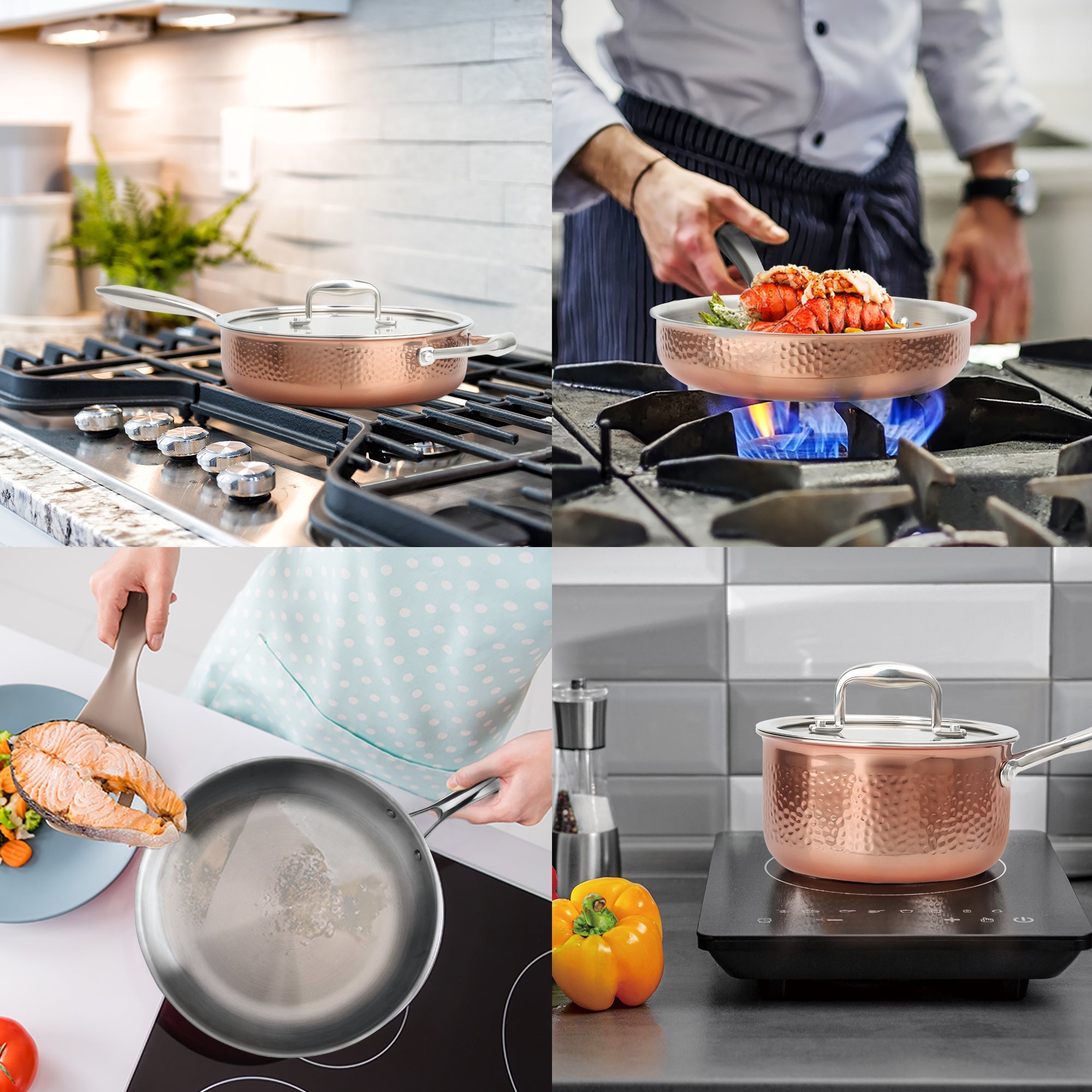 Imarku Different Usage Scenarios of Best Stainless Steel Cookware Set