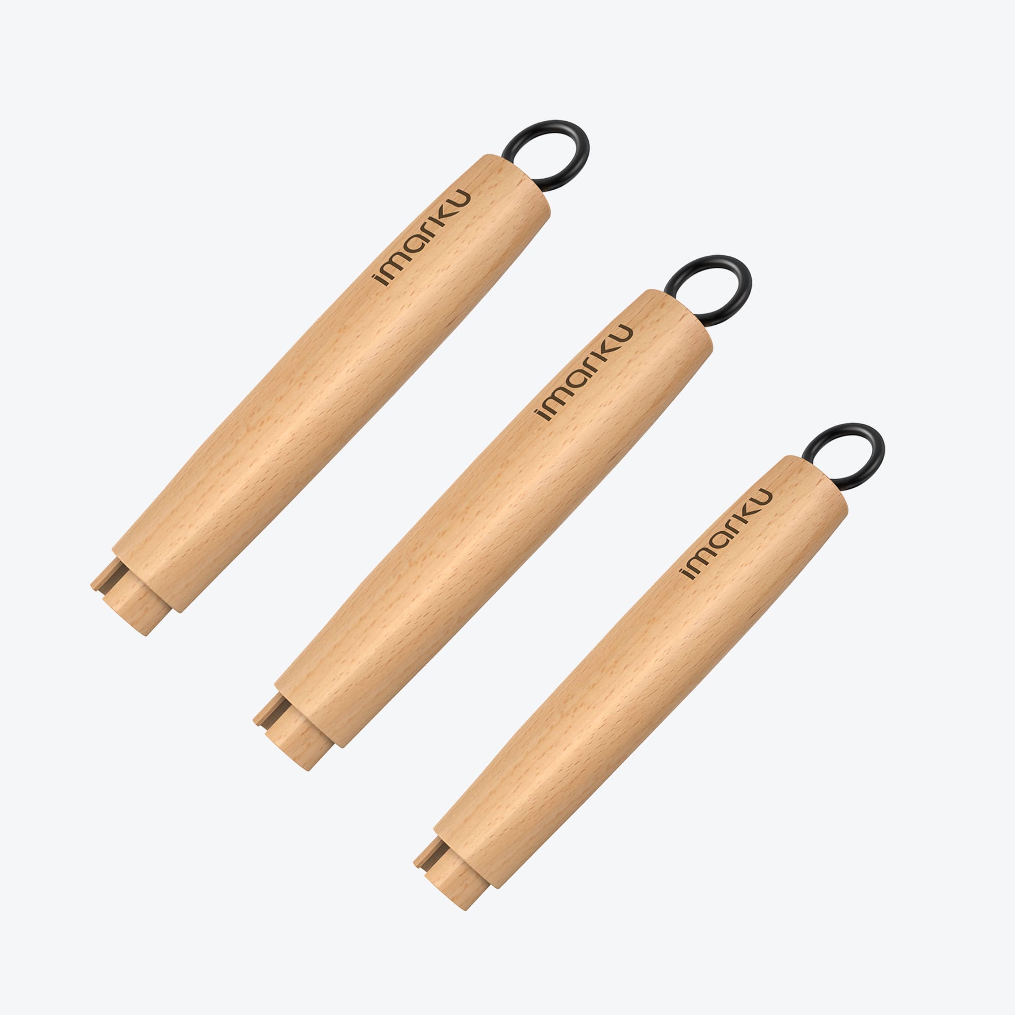 3pcs Removable Handles for Nonstick Frying Pan Set