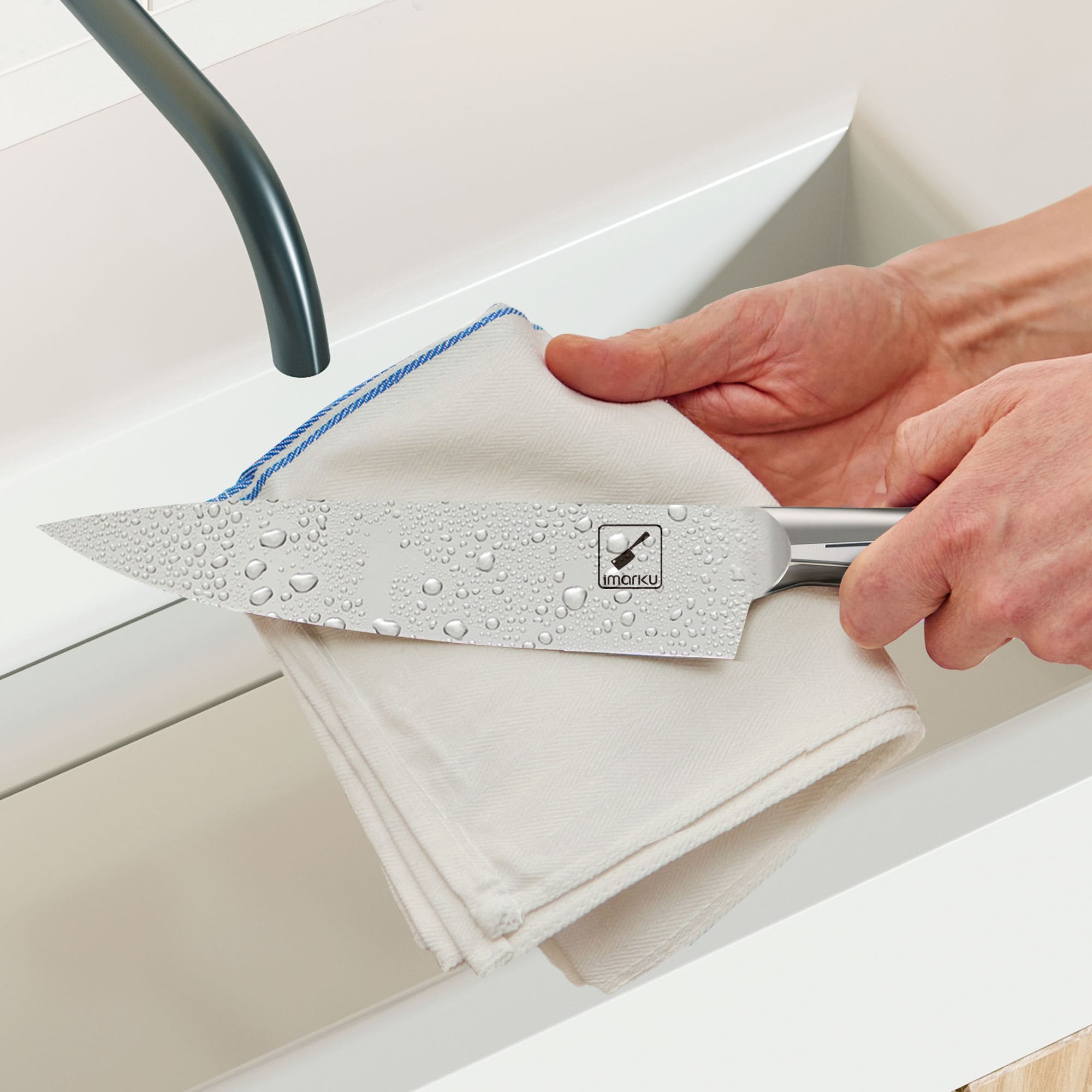 imarku dishwashe safe chef knife