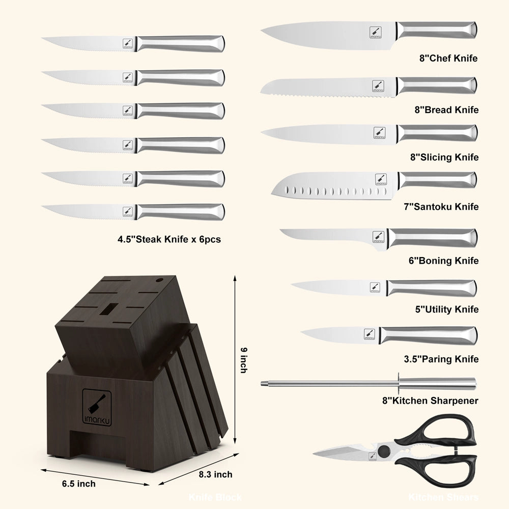 The Knife Set with Block Imarku