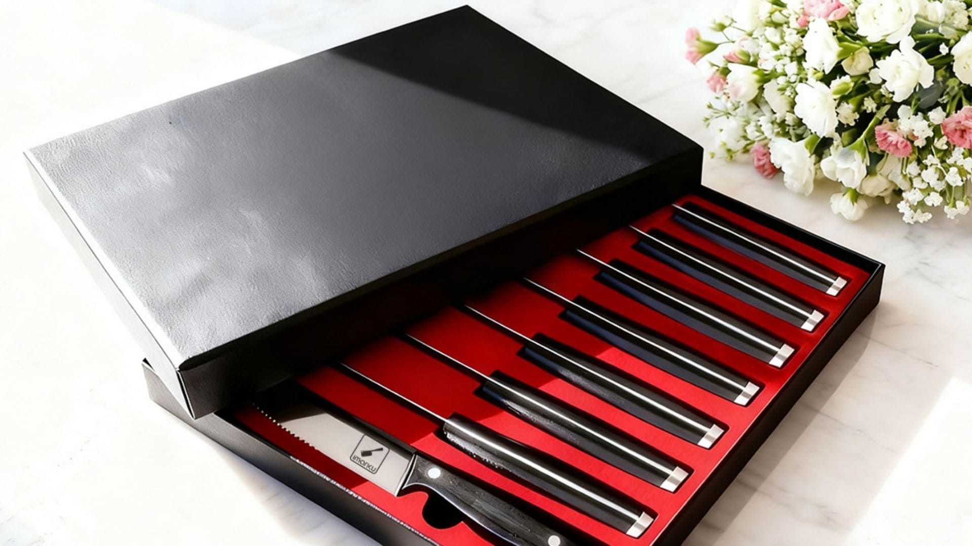 gift-box package steak knife set