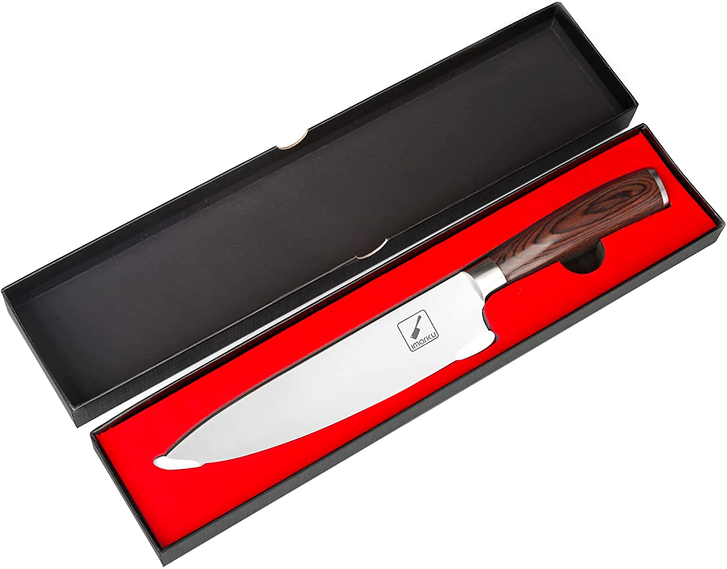 Chef's Knife 8" with Red Handle - iMarku ® - iMarku ®
