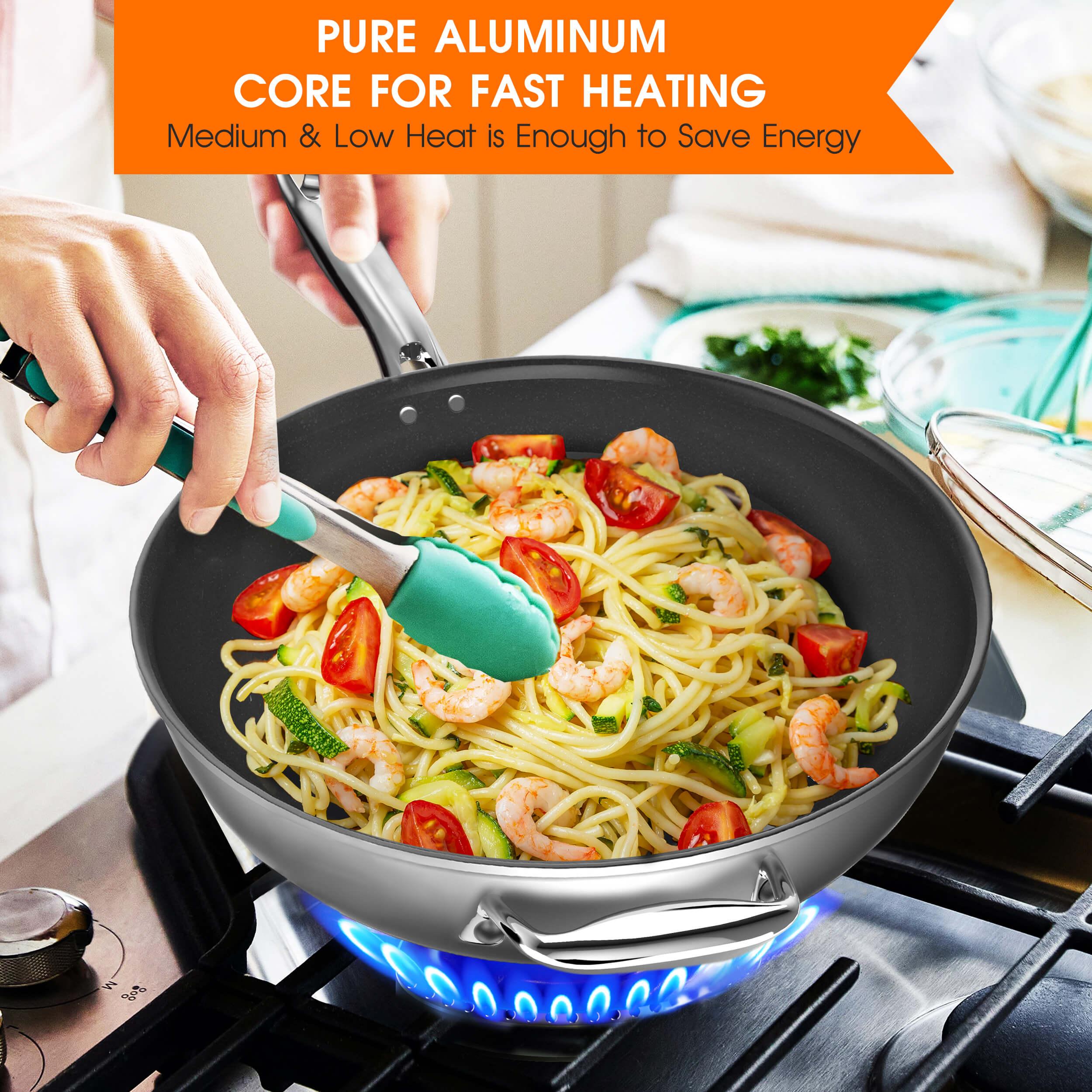 11-Piece Nonstick Stainless Steel Cookware Set | imarku - IMARKU
