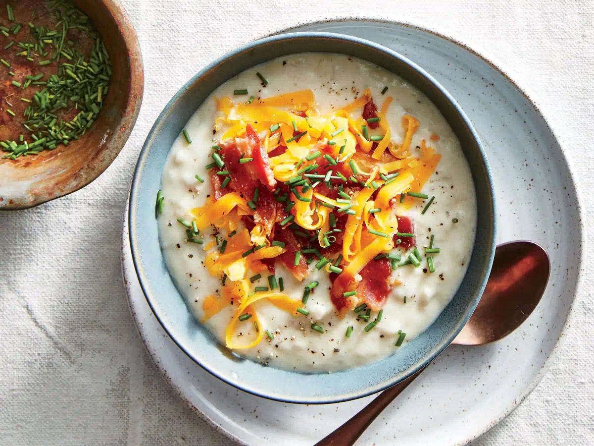 Healthy Baked Potato Soup Recipe - IMARKU