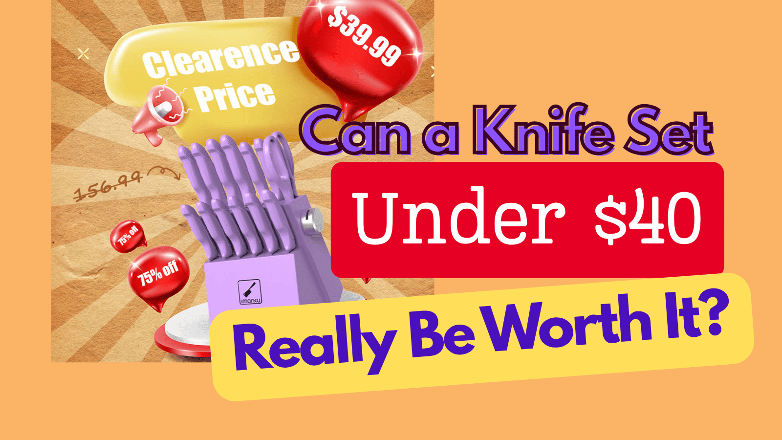 The Best Knife Sets Under $40: Are They Worth It?
