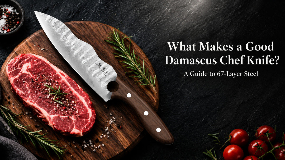 What Makes a Good Damascus Chef Knife? A Guide to 67-Layer Steel