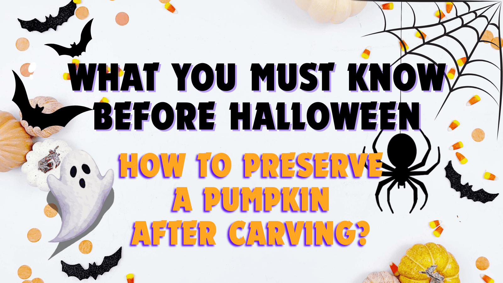 How to preserve pumpkin before halloween