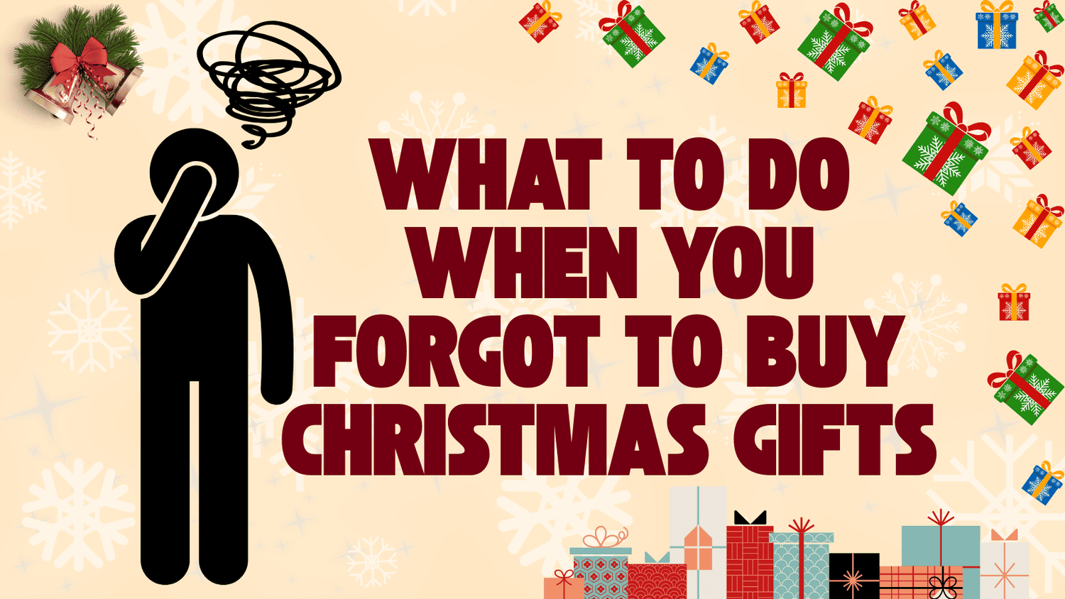 forget to buy christmas gifts