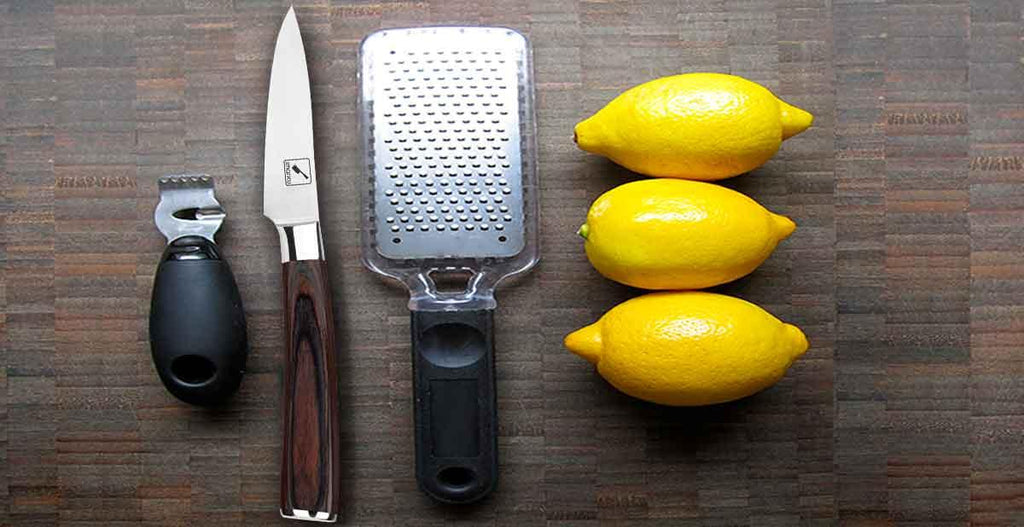 3 ways to zest a lemon