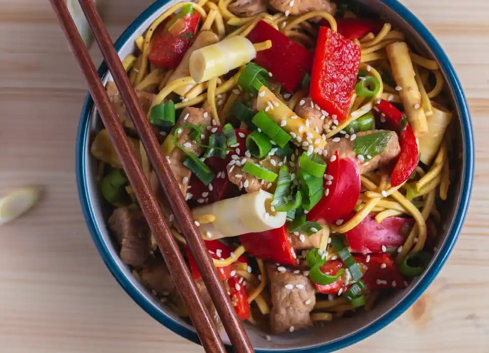 Beef Stir Fry With Noodles Recipe - IMARKU