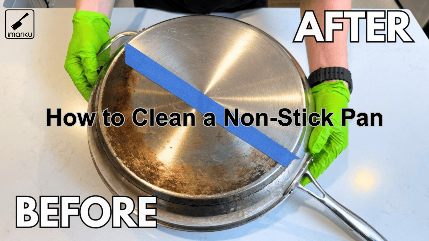 How to Clean a Non-Stick Pan and Make It Look Brand New - IMARKU