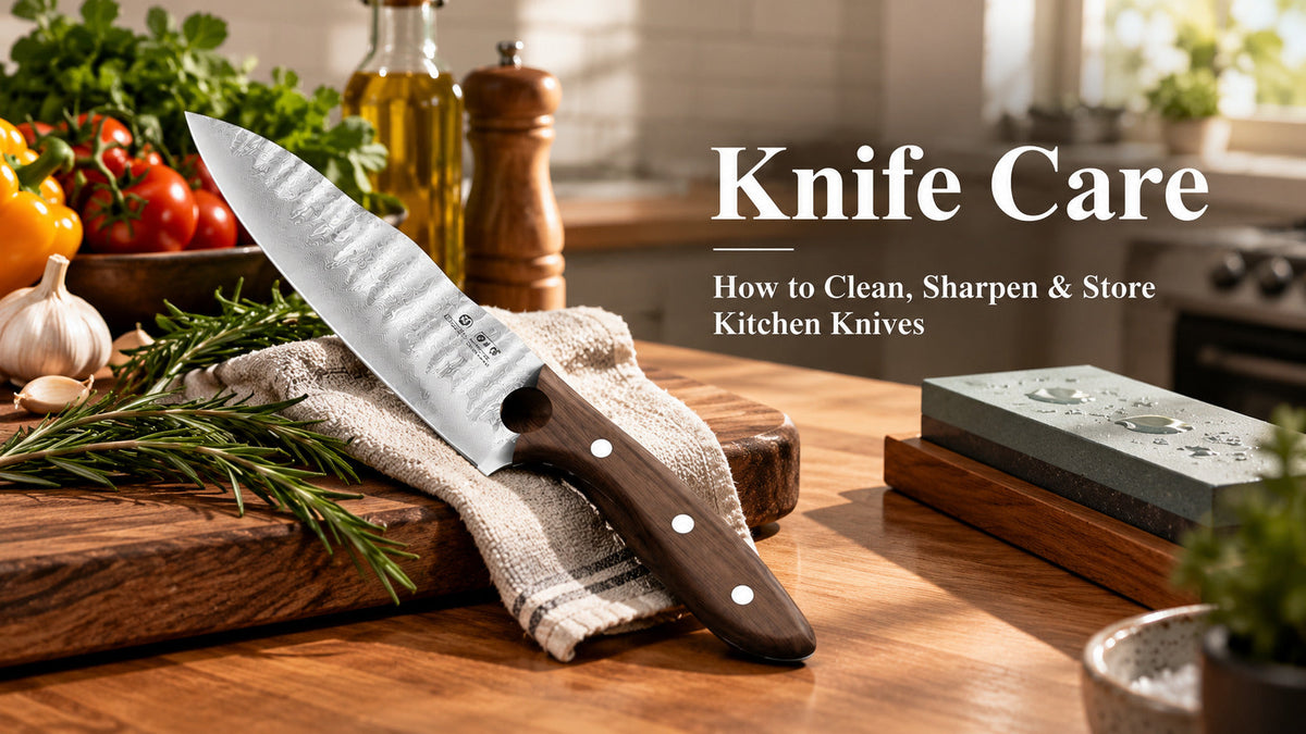 Knife Care: How to Clean, Sharpen & Store Kitchen Knives