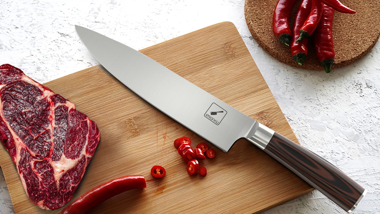 The Imarku 8 Inch Chef's Knife Review | Affordable Excellence - IMARKU